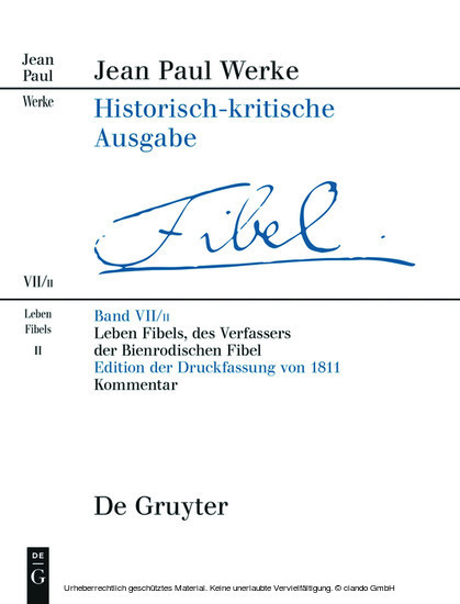 Leben Fibels, des Verfassers der Bienrodischen Fibel, 1 main product photo