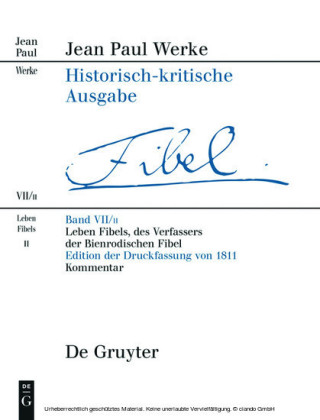 Leben Fibels, des Verfassers der Bienrodischen Fibel, 1