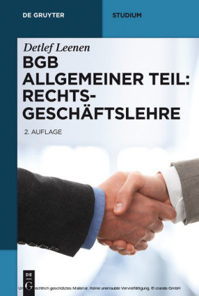 BGB Allgemeiner Teil: Rechtsgeschäftslehre