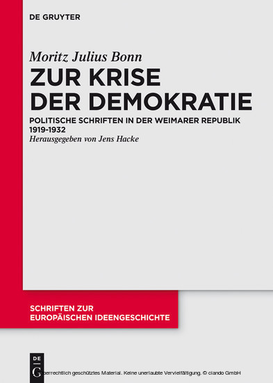 Zur Krise der Demokratie main product photo
