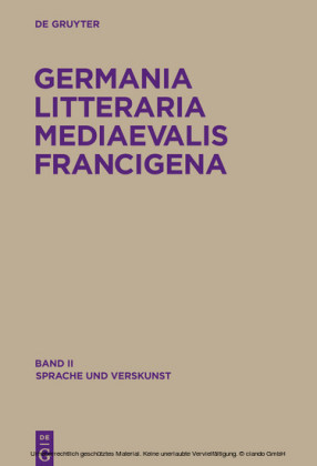 Sprache und Verskunst