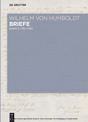 Briefe Juli 1791 bis Juni 1795