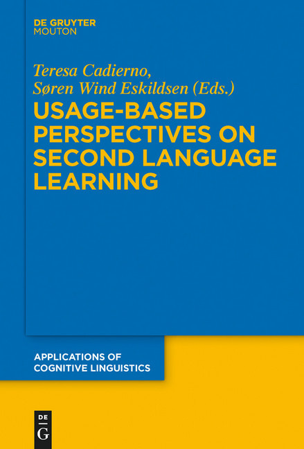Usage-Based Perspectives on Second Language Learning main product photo