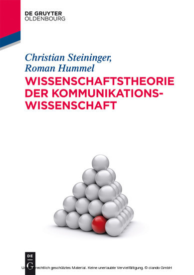 Wissenschaftstheorie der Kommunikationswissenschaft main product photo