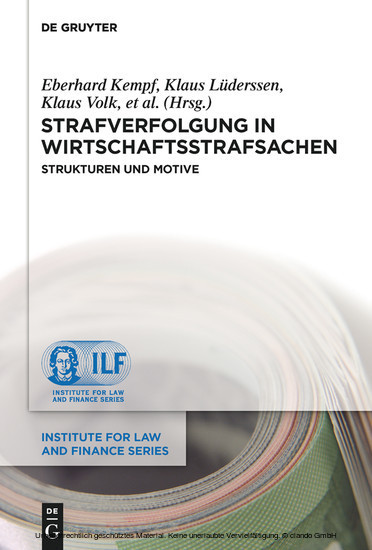 Strafverfolgung in Wirtschaftsstrafsachen main product photo