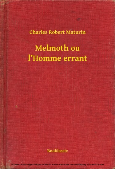 Melmoth ou l'Homme errant main product photo