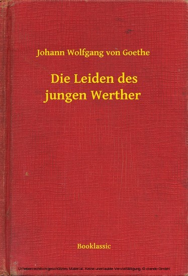 Die Leiden des jungen Werther main product photo