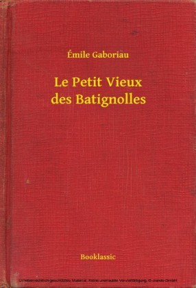 Le Petit Vieux des Batignolles