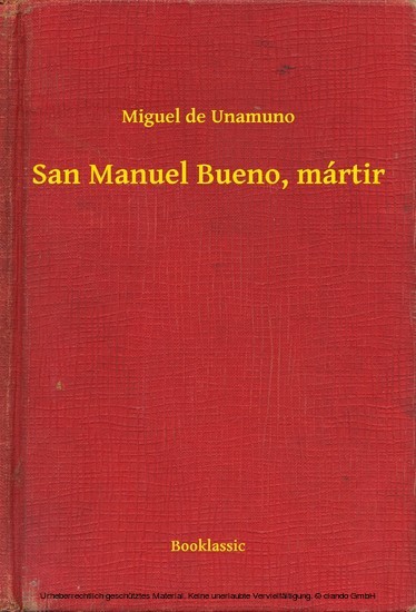 San Manuel Bueno, mártir main product photo