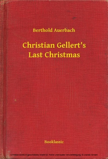 Christian Gellert's Last Christmas main product photo