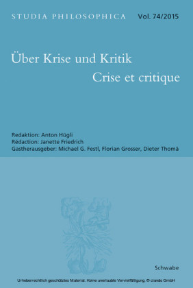 Über Krise und Kritik - Crise et critique