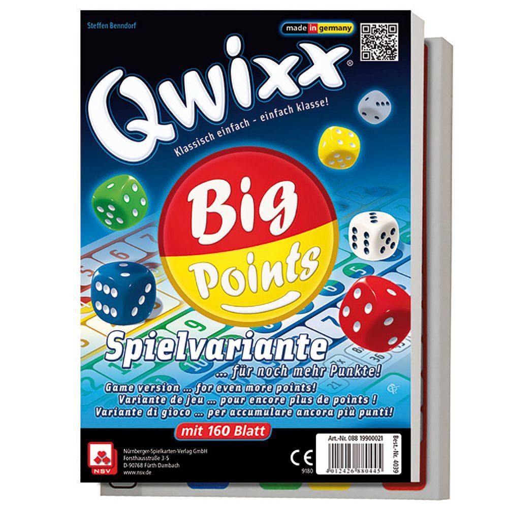 Qwixx - Big Points - Zusatzblöcke (2er) main product photo