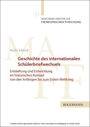Geschichte des internationalen Schülerbriefwechsels