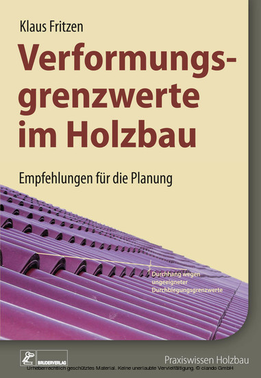 Verformungsgrenzwerte im Holzbau main product photo