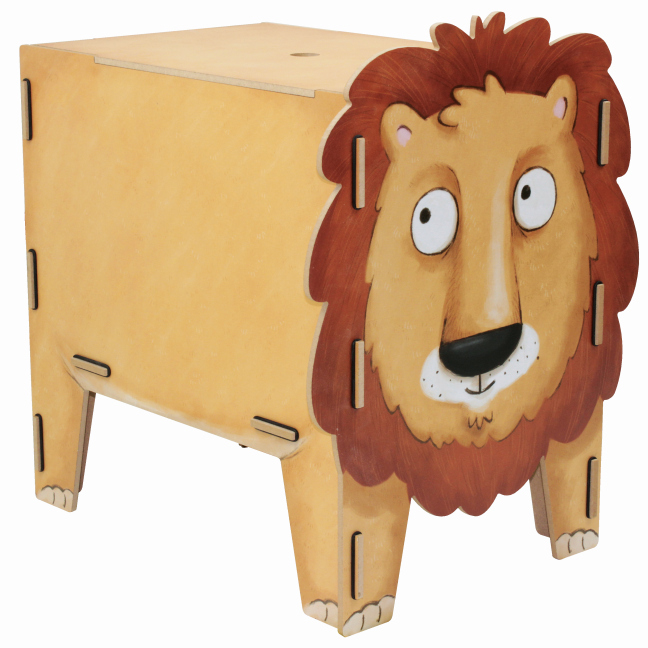 Werkhaus Hocker Vierbeiner Löwe main product photo