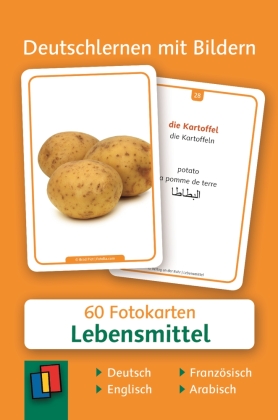 Lebensmittel - Deutsch, Englisch, Französisch und Arabisch