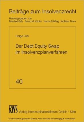 Der Debt Equity Swap im Insolvenzplanverfahren