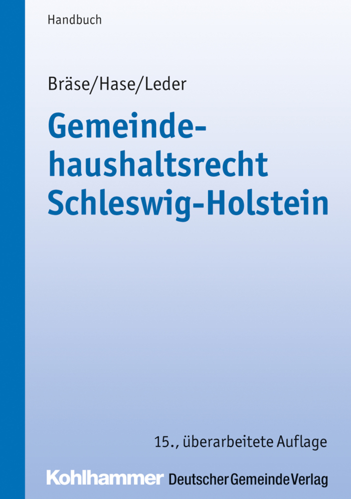 Gemeindehaushaltsrecht Schleswig-Holstein main product photo