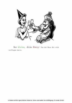 Der kleine dicke König - Von der Hexe die sich verflogen hatte