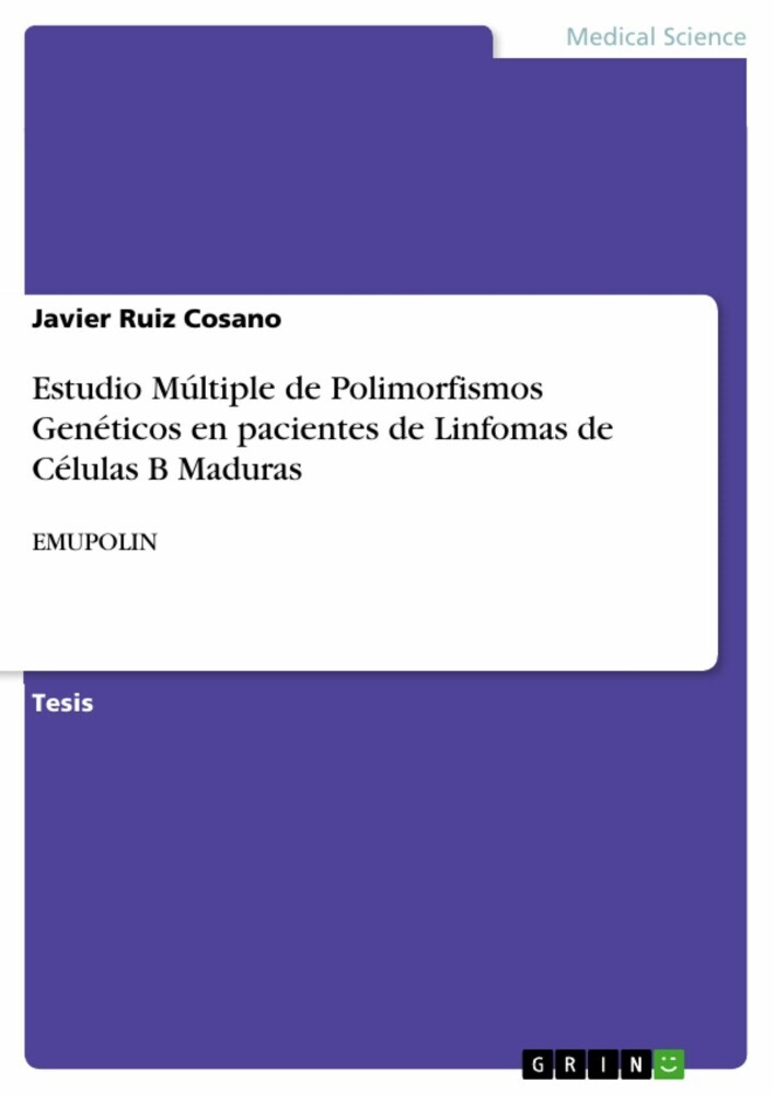 Estudio Múltiple de Polimorfismos Genéticos en pacientes de Linfomas de Células B Maduras main product photo
