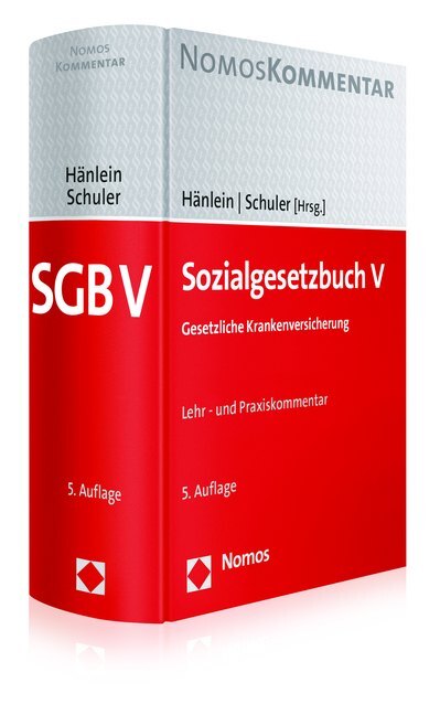 Sozialgesetzbuch V (SGB V), Gesetzliche Krankenversicherung, Lehr- und Praxiskommentar main product photo