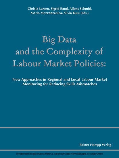 Big Data and the Complexity of Labour Market Policies main product photo