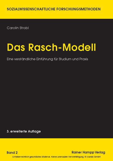 Das Rasch-Modell main product photo