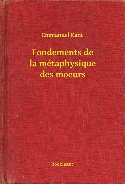 Fondements de la métaphysique des moeurs main product photo