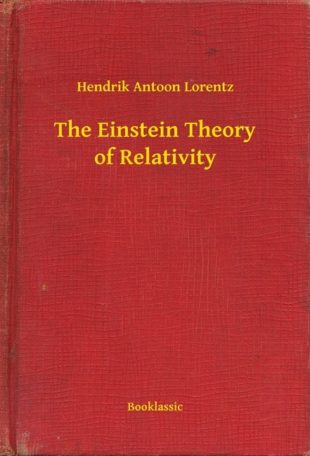 The Einstein Theory of Relativity main product photo