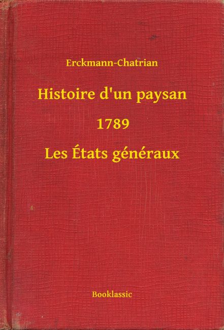 Histoire d'un paysan - 1789 - Les États généraux main product photo