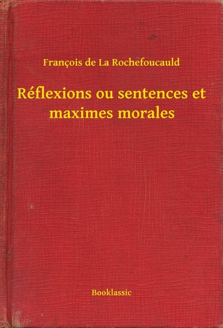 Réflexions ou sentences et maximes morales main product photo