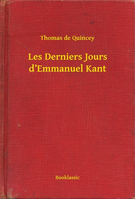Les Derniers Jours d'Emmanuel Kant main product photo