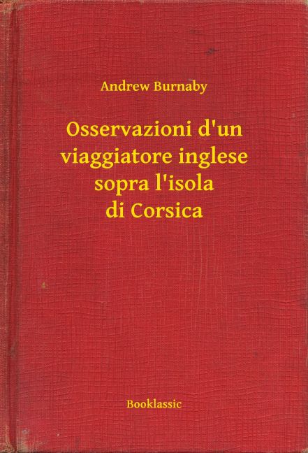 Osservazioni d'un viaggiatore inglese sopra l'isola di Corsica main product photo