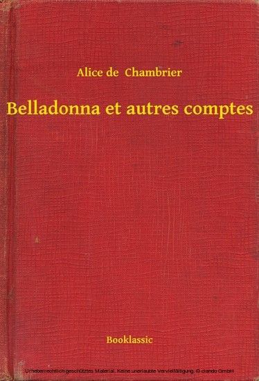 Belladonna et autres comptes main product photo