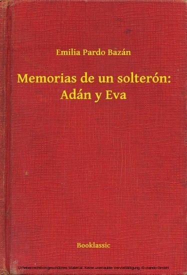 Memorias de un solterón: Adán y Eva main product photo