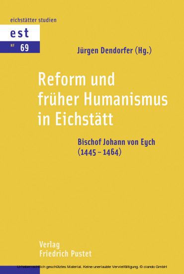 Reform und früher Humanismus in Eichstätt main product photo