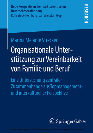 Organisationale Unterstützung zur Vereinbarkeit von Familie und Beruf main product photo