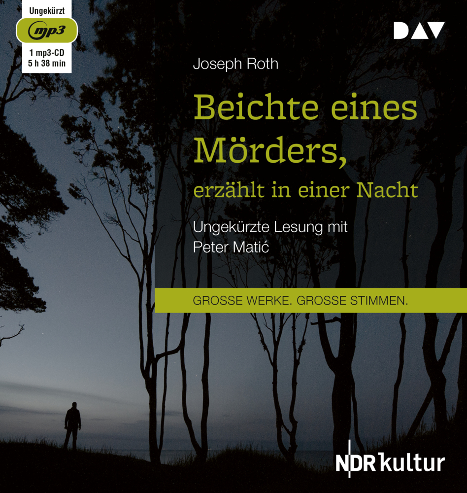 Beichte eines Mörders, erzählt in einer Nacht, 1 Audio-CD, 1 MP3 main product photo