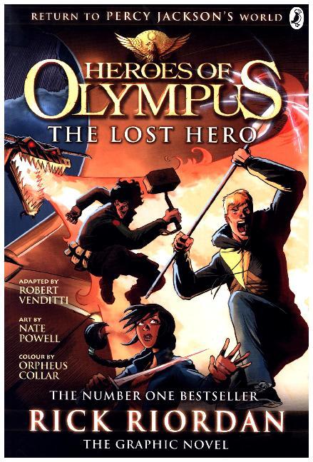 Heroes of Olympus: The Lost Hero, Graphic Novel, english edition main product photo