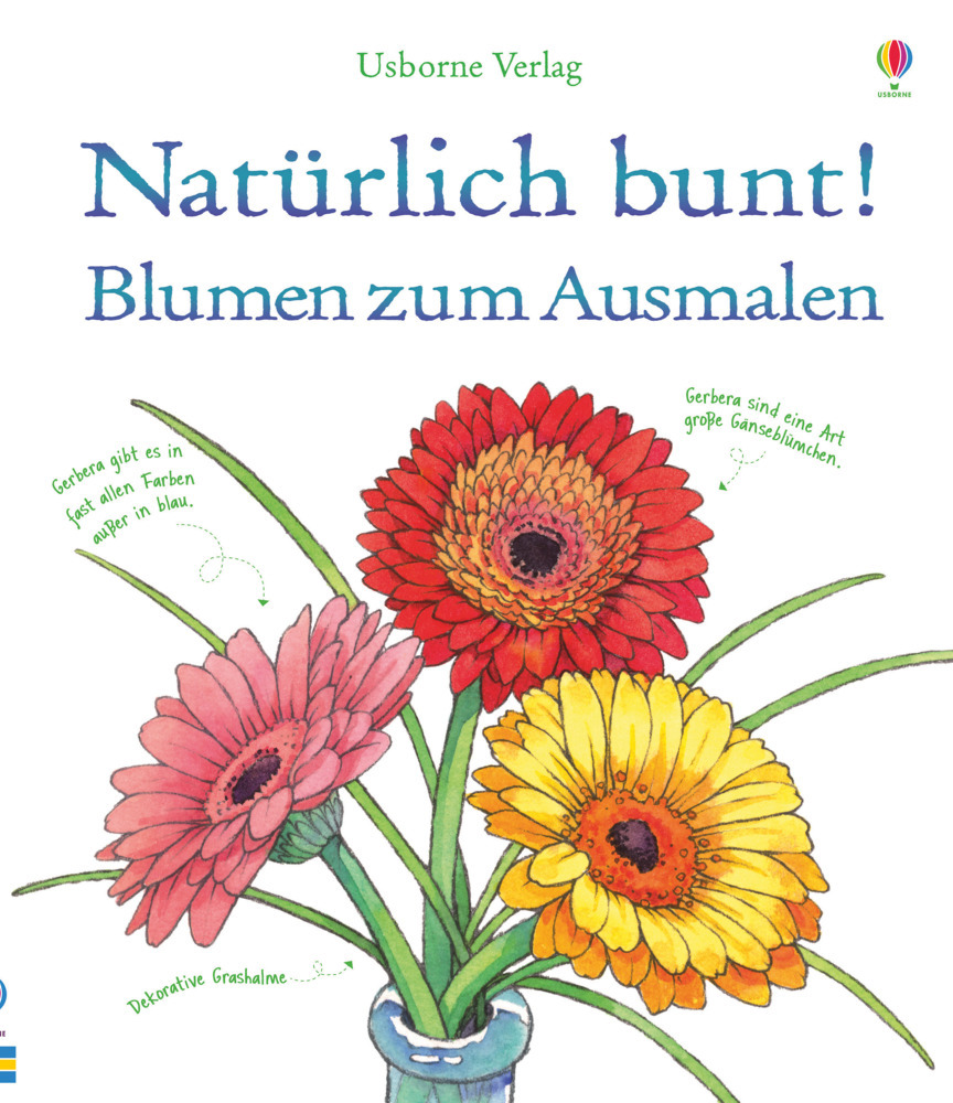 Natürlich bunt! Blumen zum Ausmalen main product photo