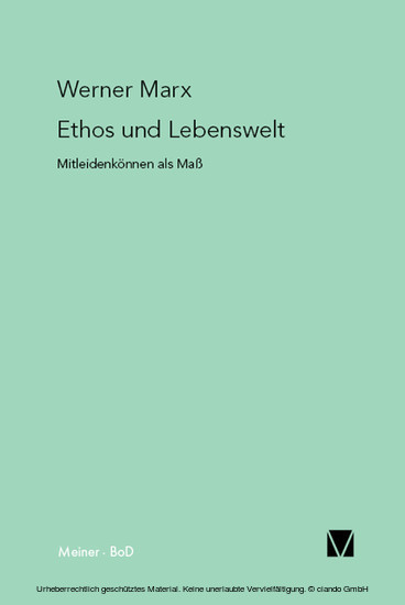 Ethos und Lebenswelt main product photo