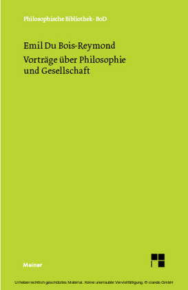 Vorträge über Philosophie und Gesellschaft