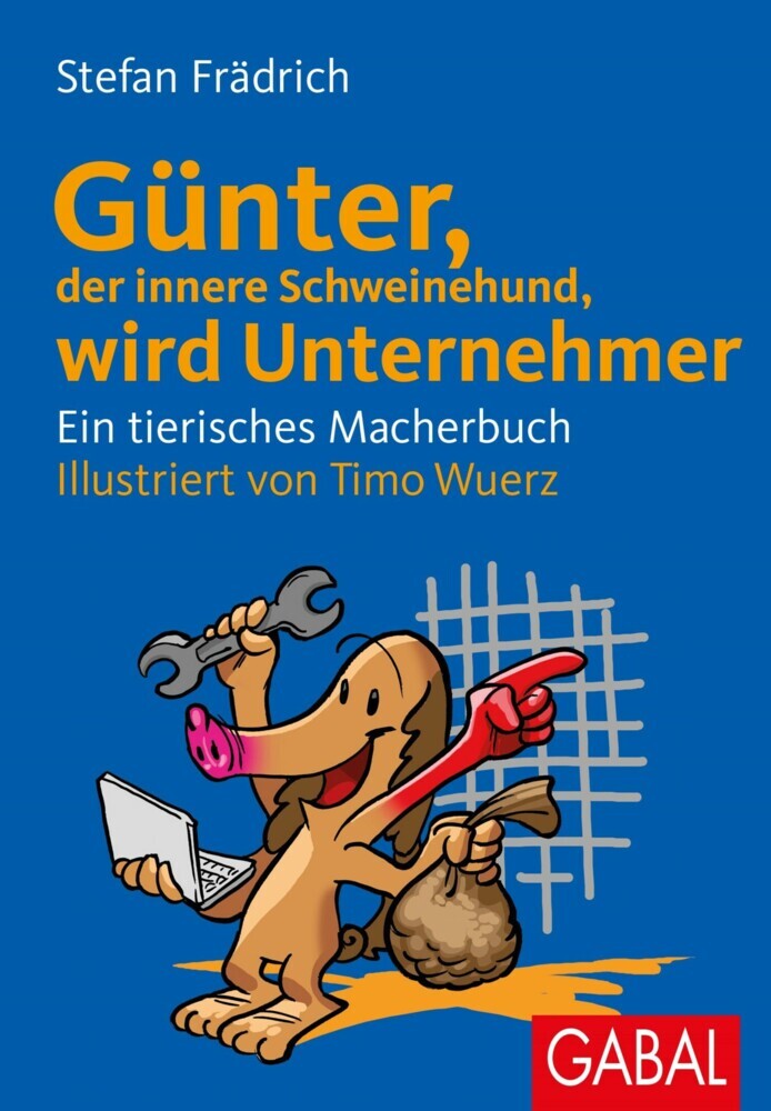 Günter, der innere Schweinehund, wird Unternehmer main product photo