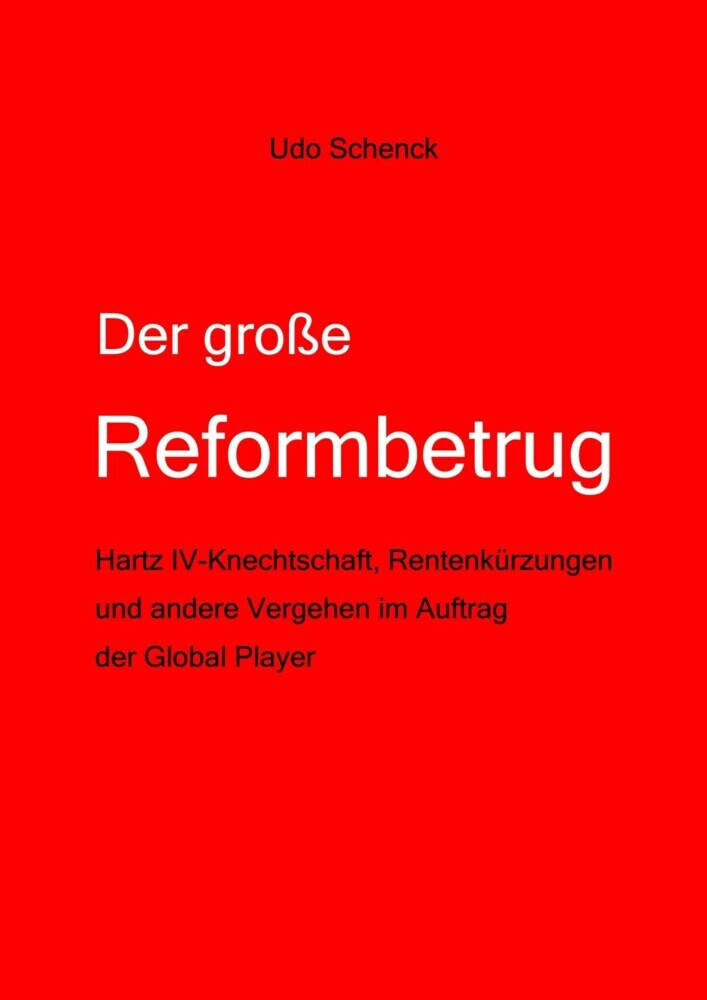 Der große Reformbetrug main product photo