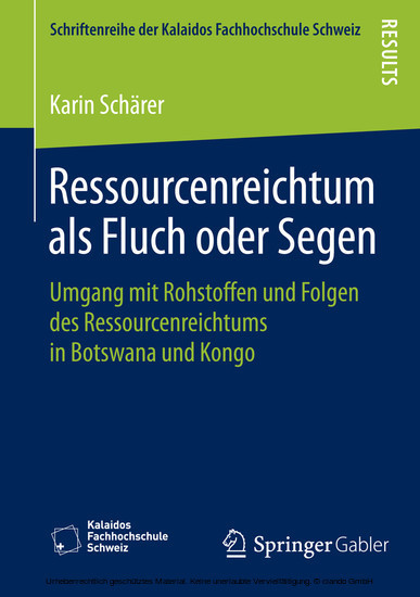 Ressourcenreichtum als Fluch oder Segen main product photo