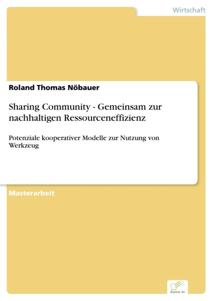 Sharing Community - Gemeinsam zur nachhaltigen Ressourceneffizienz main product photo