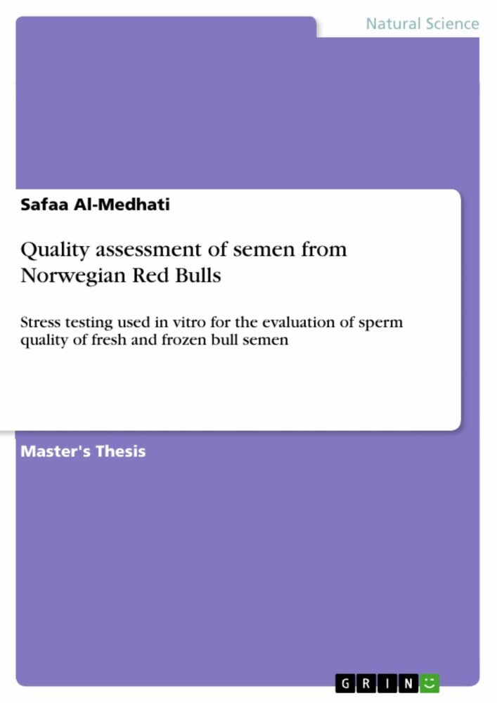 Quality assessment of semen from Norwegian Red Bulls main product photo