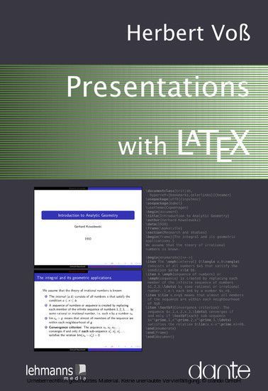 Presentations with LaTeX main product photo