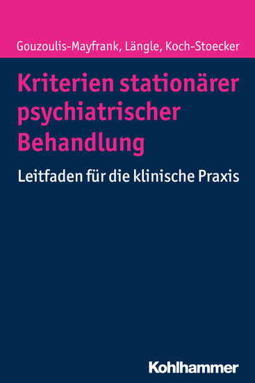 Kriterien stationärer psychiatrischer Behandlung main product photo