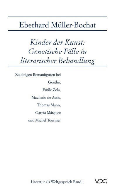 Kinder der Kunst: Genetische Fälle in literarischer Behandlung main product photo